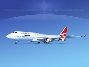 3d model boeing 747 747-8 747-8i
