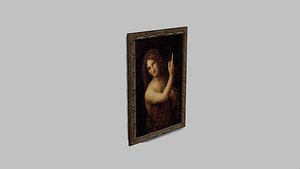 3D saint john baptist