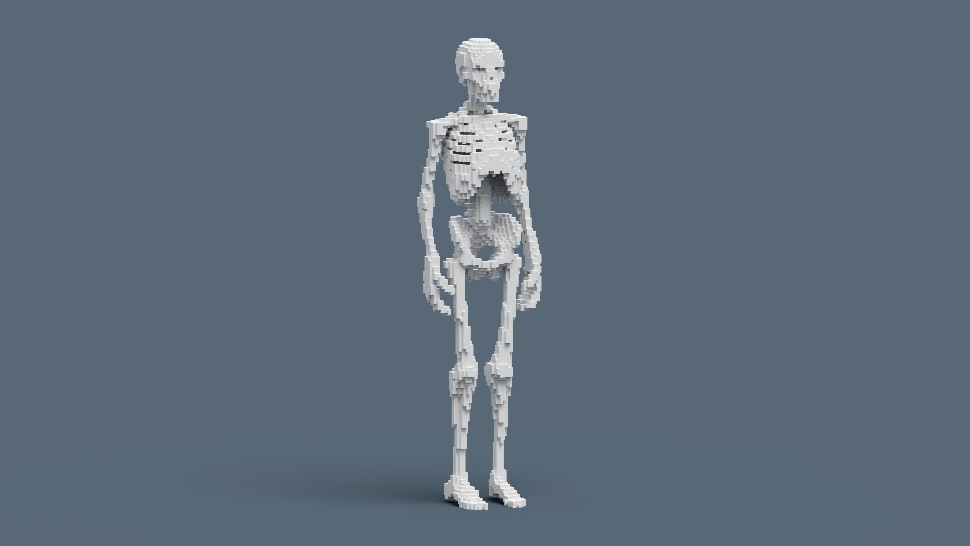 Voxel Skeleton 3D - TurboSquid 1893256