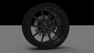 3d wheel tire