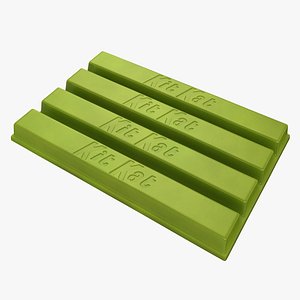 realistic kit kat orange 3d model