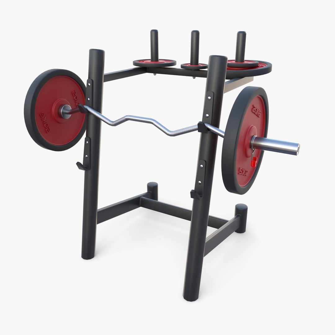 3D Curl Rack - TurboSquid 2009075