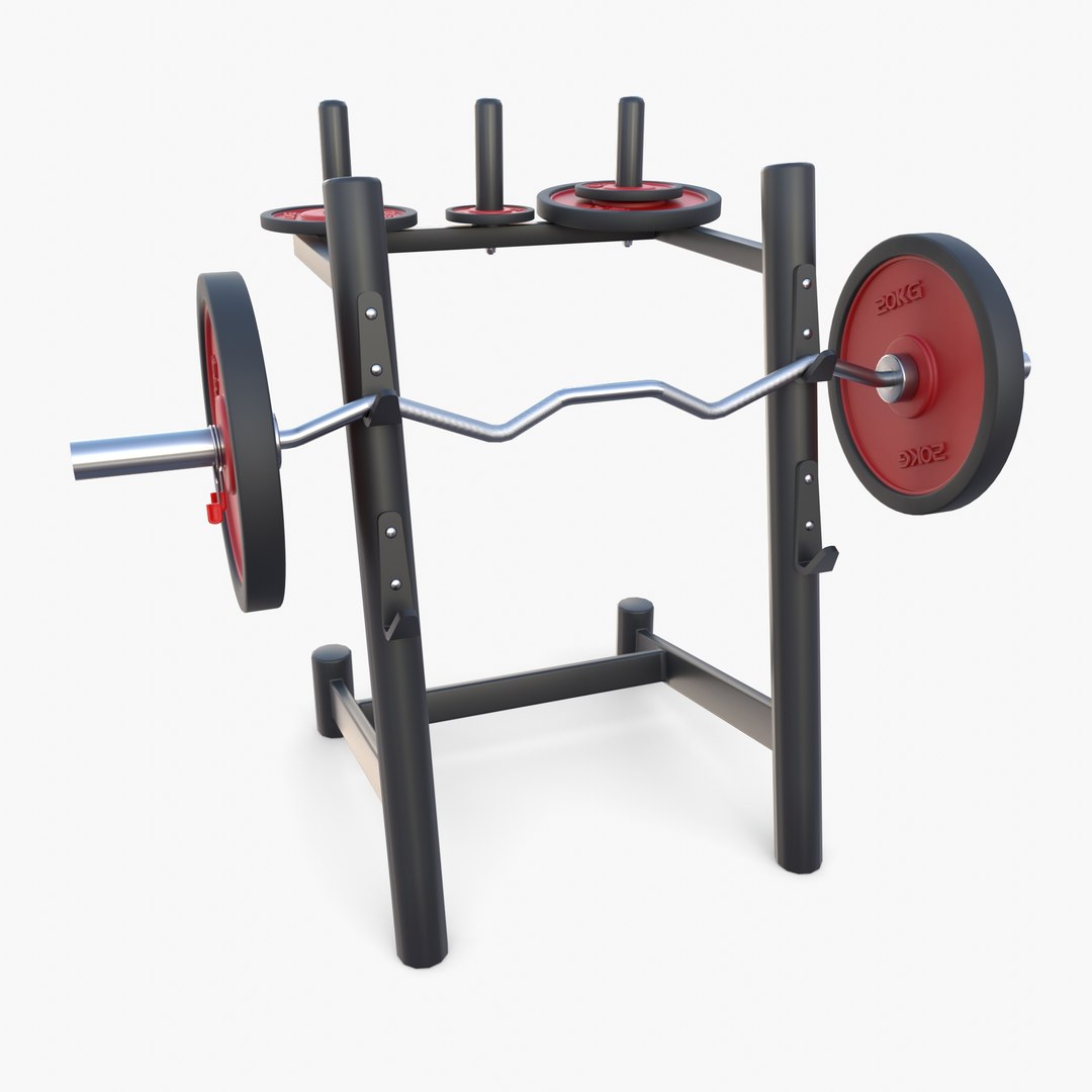 3D Curl Rack - TurboSquid 2009075