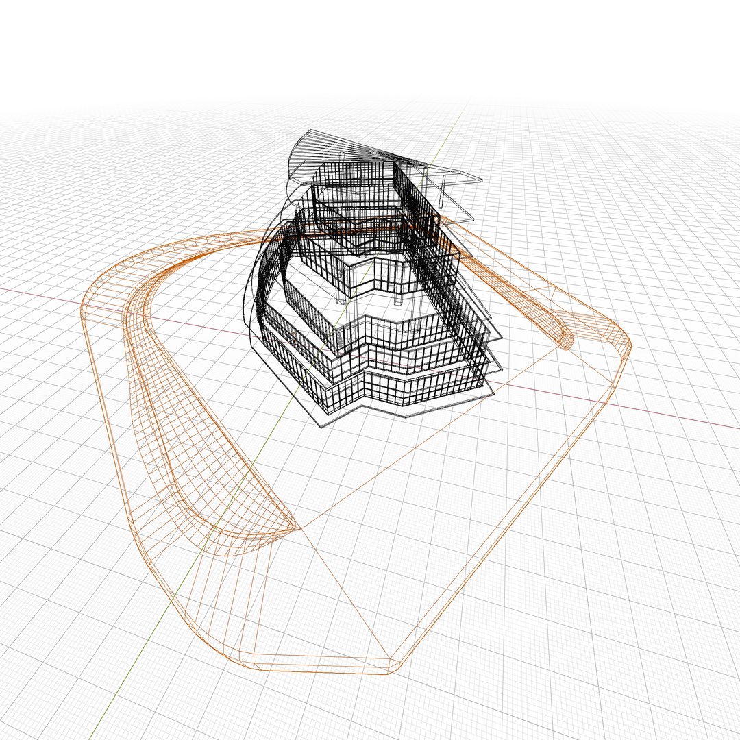 3D Modern Building Concept 2 Model - TurboSquid 2048419