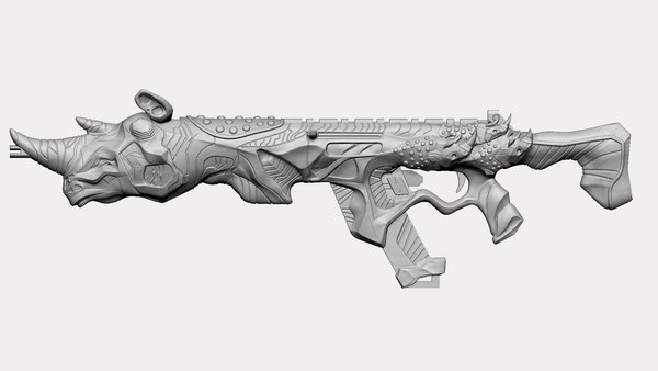 3d Legends Gun R301 Printing Model Turbosquid