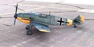 Messerschmitt Bf 109 a and b Luftwaffe WWII Fighter Aircraft