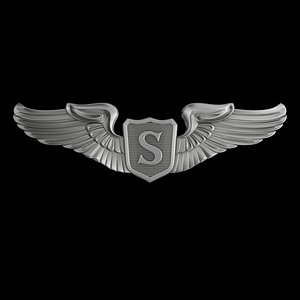 USAAF Service Pilot Wings Badge