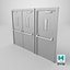 Metal Door 01 3D model