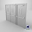 Metal Door 01 3D model