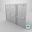 Metal Door 01 3D model