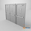 Metal Door 01 3D model