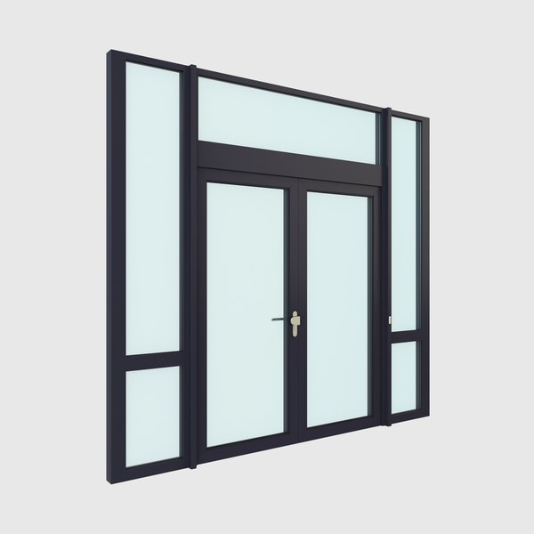 3d upvc french patio double door