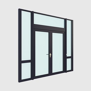 High quality model of door #3: interior & exterior uPVC French Patio double
