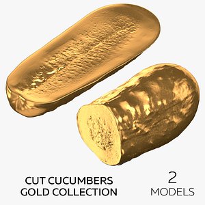 Cut Cucumbers Gold Collection - 2 models model