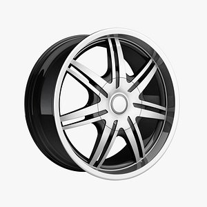 3d wheel rim model