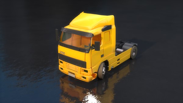 semi truck semitruck 3D