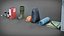 Pacchetto armadietti con oggetti di scena GameReady