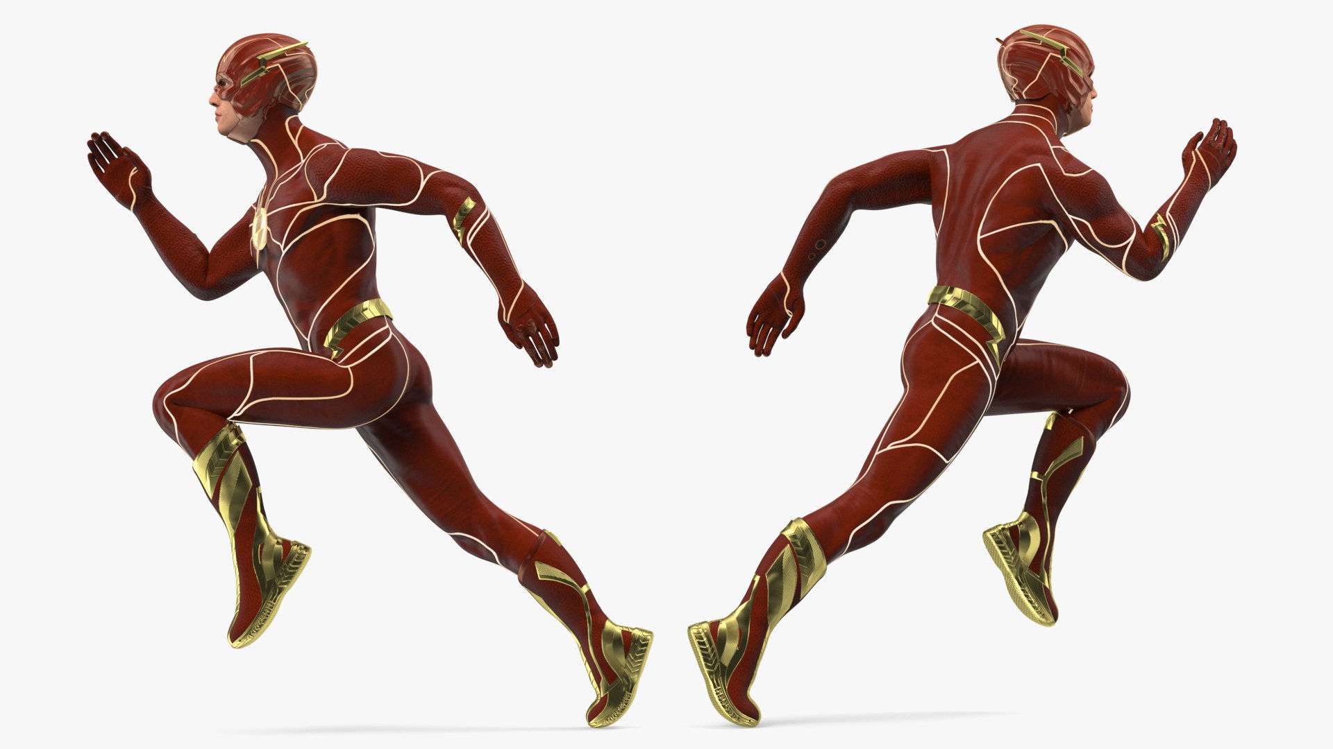 Prohobits The Flah - DC Character Flash Rigged 3D - TurboSquid 2054438