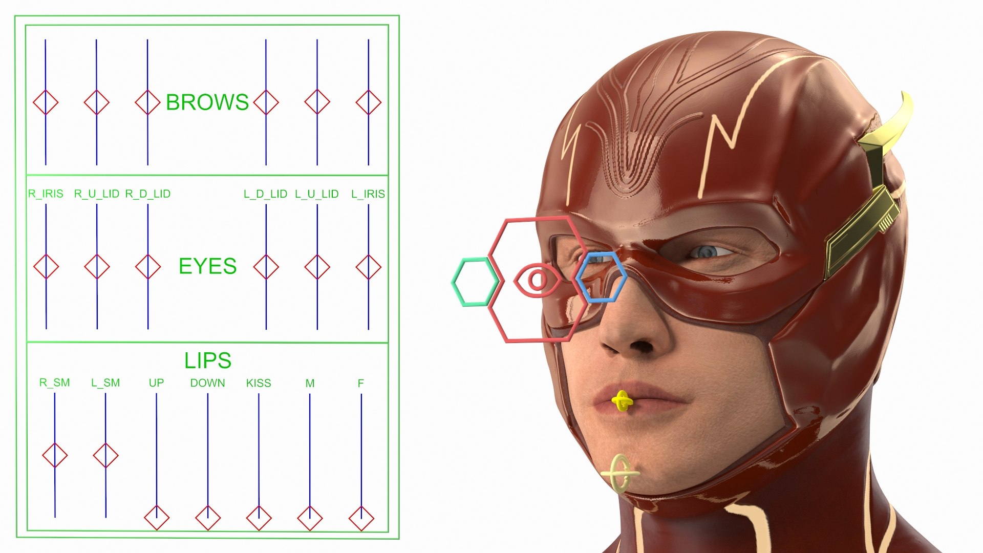 Prohobits The Flah - DC Character Flash Rigged 3D - TurboSquid 2054438