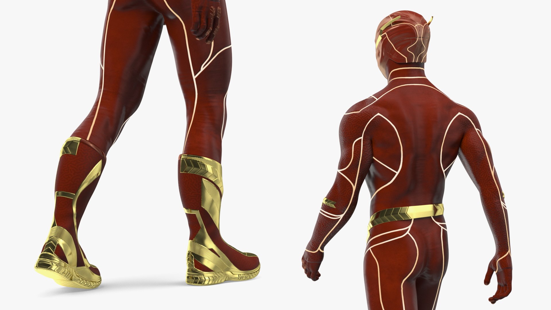 Prohobits The Flah - DC Character Flash Rigged 3D - TurboSquid 2054438