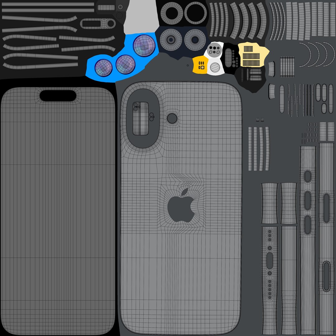 3D Apple iPhone 16 Black model https://p.turbosquid.com/ts-thumb/2a/6DK3EF/EW/uvbase/jpg/1726321328/1920x1080/fit_q87/69ccc5dde5271f3fd0c4a2f49a614fdf457ffc9c/uvbase.jpg