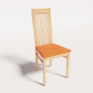 Wooden Dining Chair model