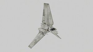 Star Wars Imperial Shuttle with Full Interior 3D model