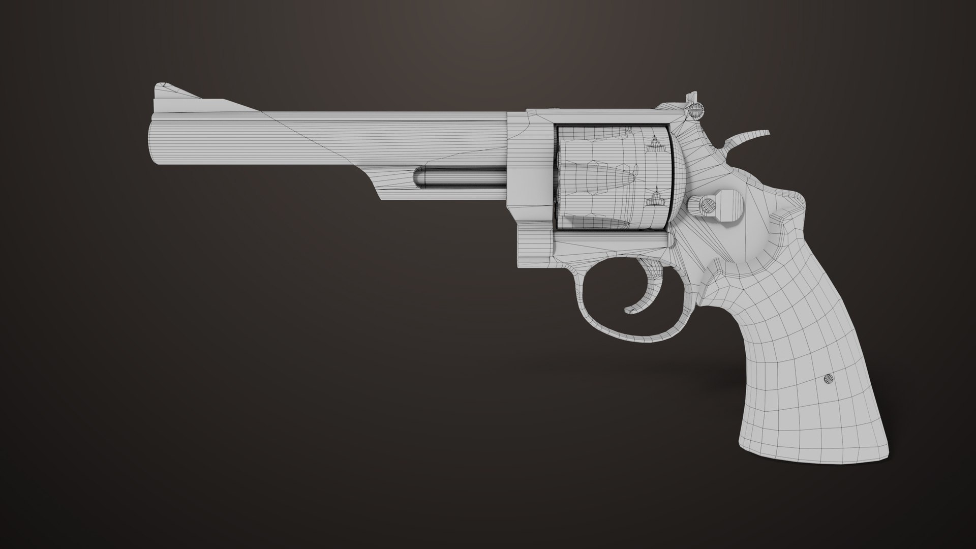 3D 7 Black Revolvers Collection All PBR Unity UE Textures Included ...