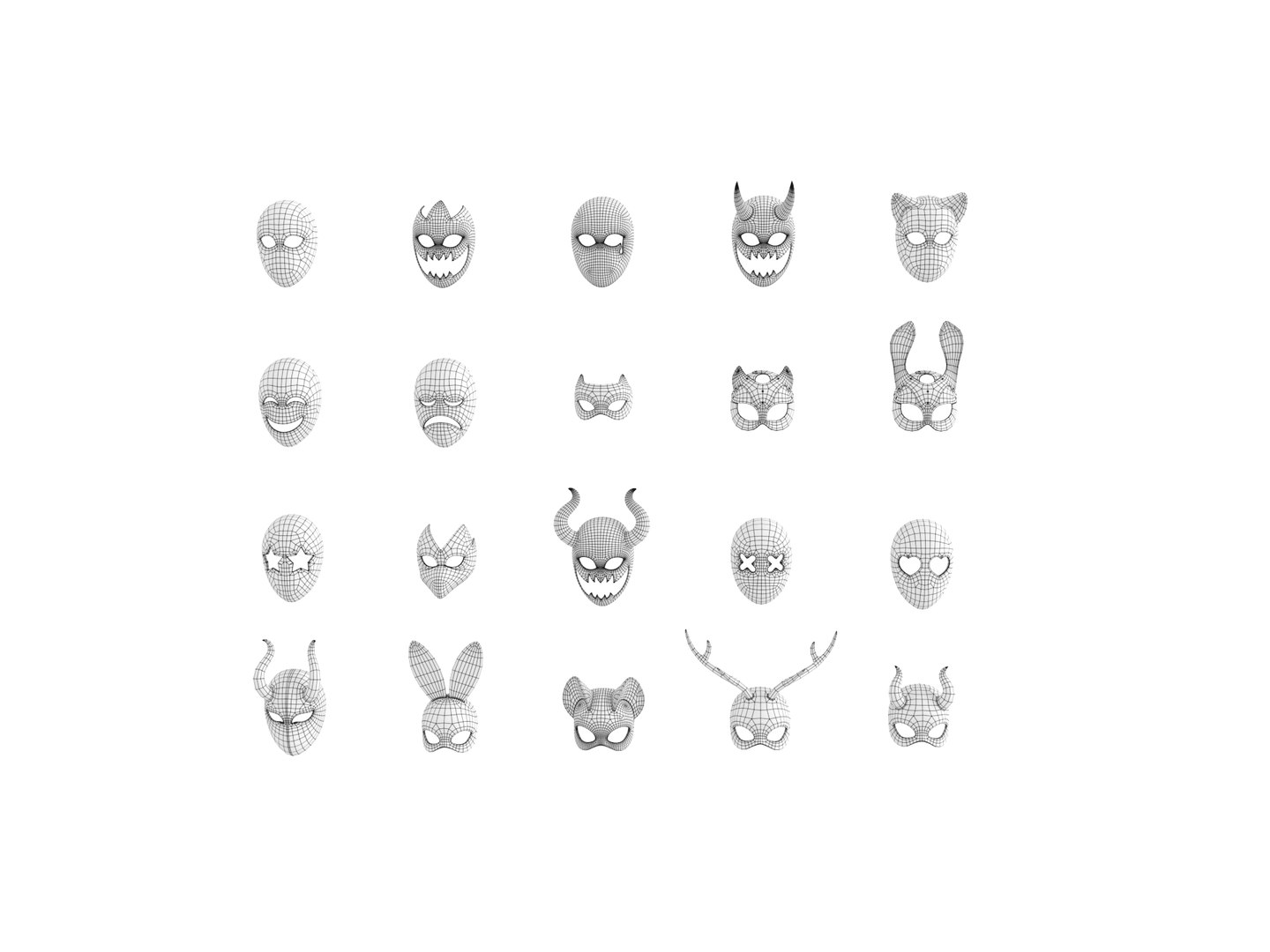 Pack004 Mask Pack 1 3D model https://p.turbosquid.com/ts-thumb/2a/IEMXo9/Ni/zz1/jpg/1684913248/1920x1080/fit_q87/99c6d0c3bd31b57e60d65569a2cb9bd8614f5959/zz1.jpg