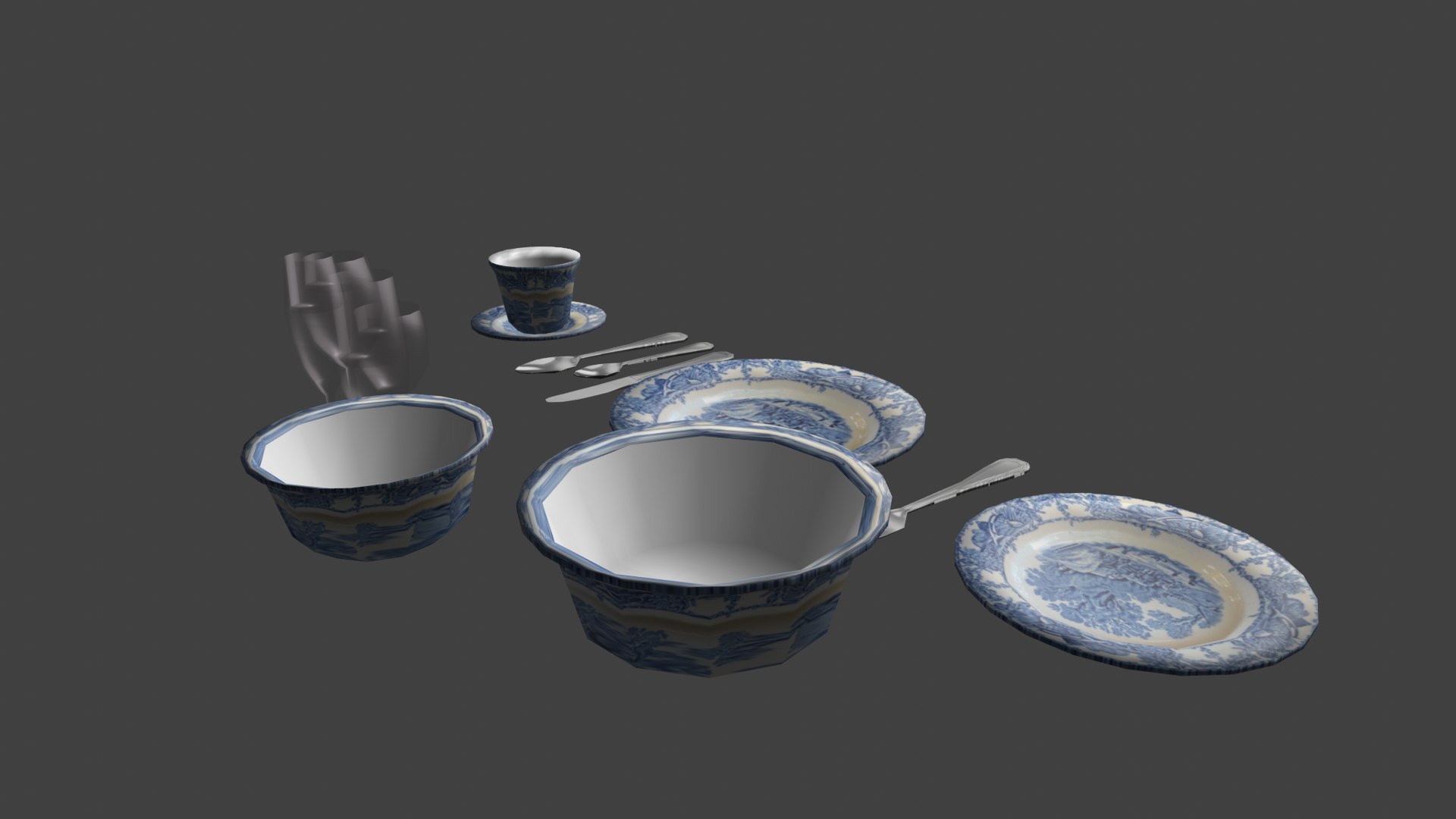 Blue Mountain Low Poly Dining set 3D model https://p.turbosquid.com/ts-thumb/2a/IWcgAZ/zJ/bluemountainplateset6/png/1667574246/1920x1080/fit_q87/ae68e7c4b6b07e65c862c776518cabcfcbaad2ff/bluemountainplateset6.jpg