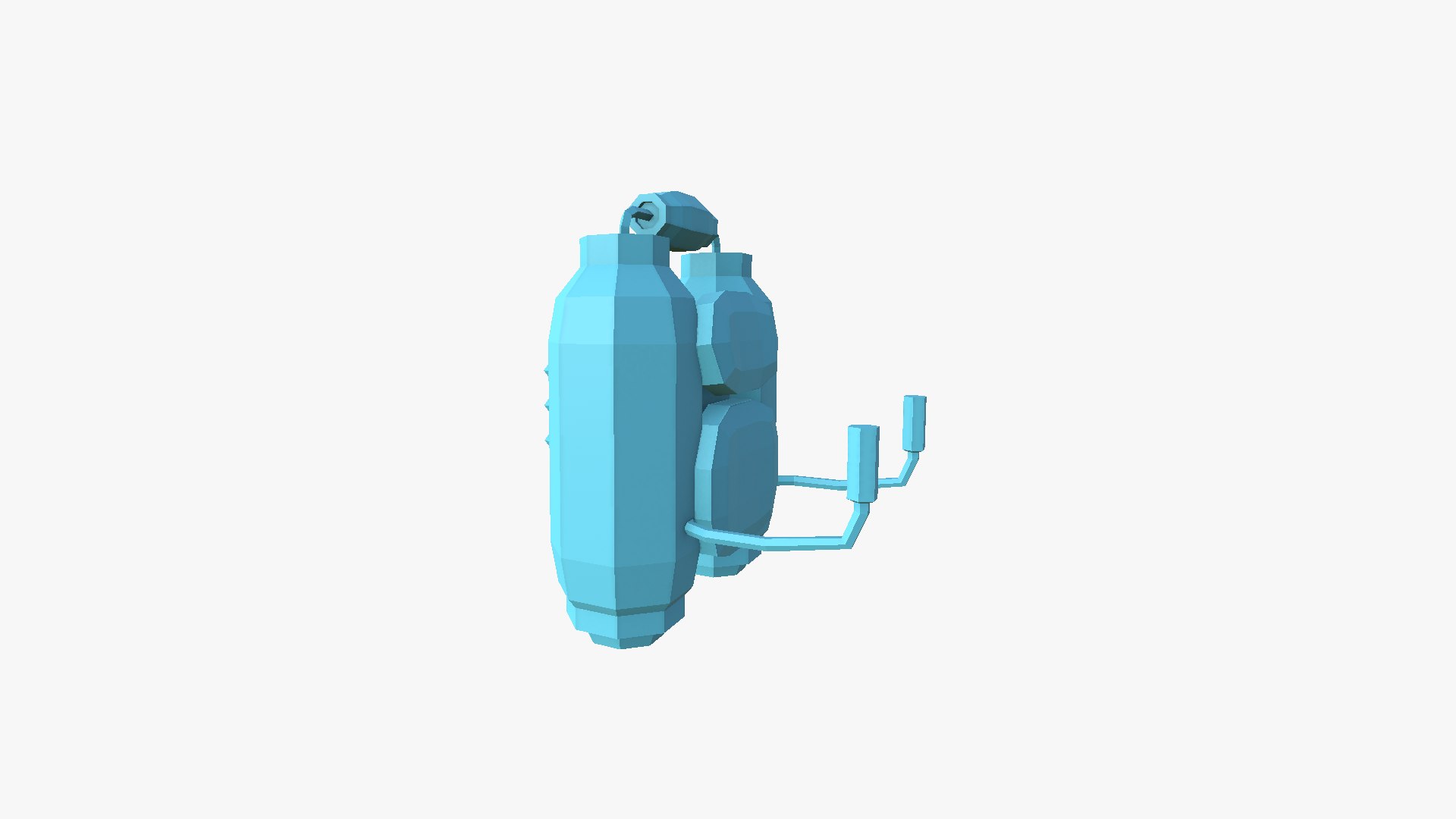 Jetpack Low Poly D04 - SciFi Character Design 3D Model - TurboSquid 2255368
