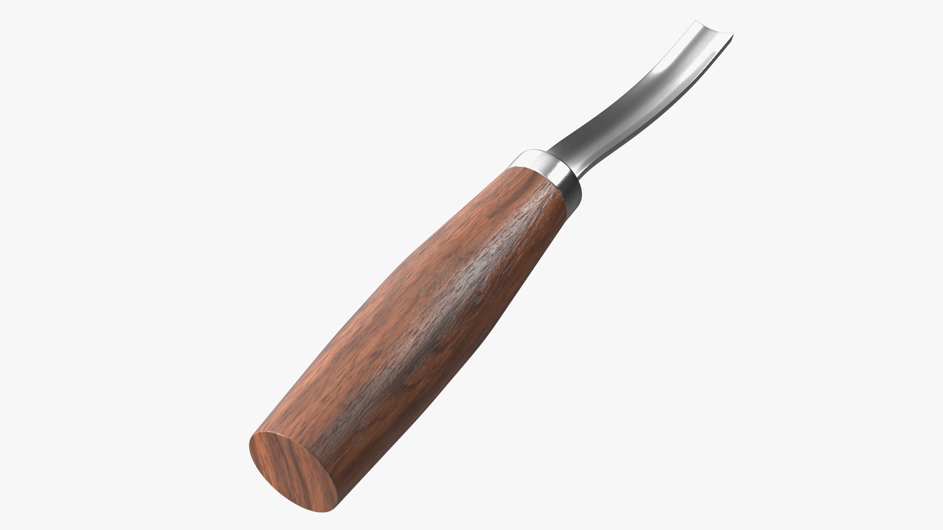 Sweep Gouge for Wood Carving 3D model preview