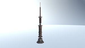 3D model antenna tower