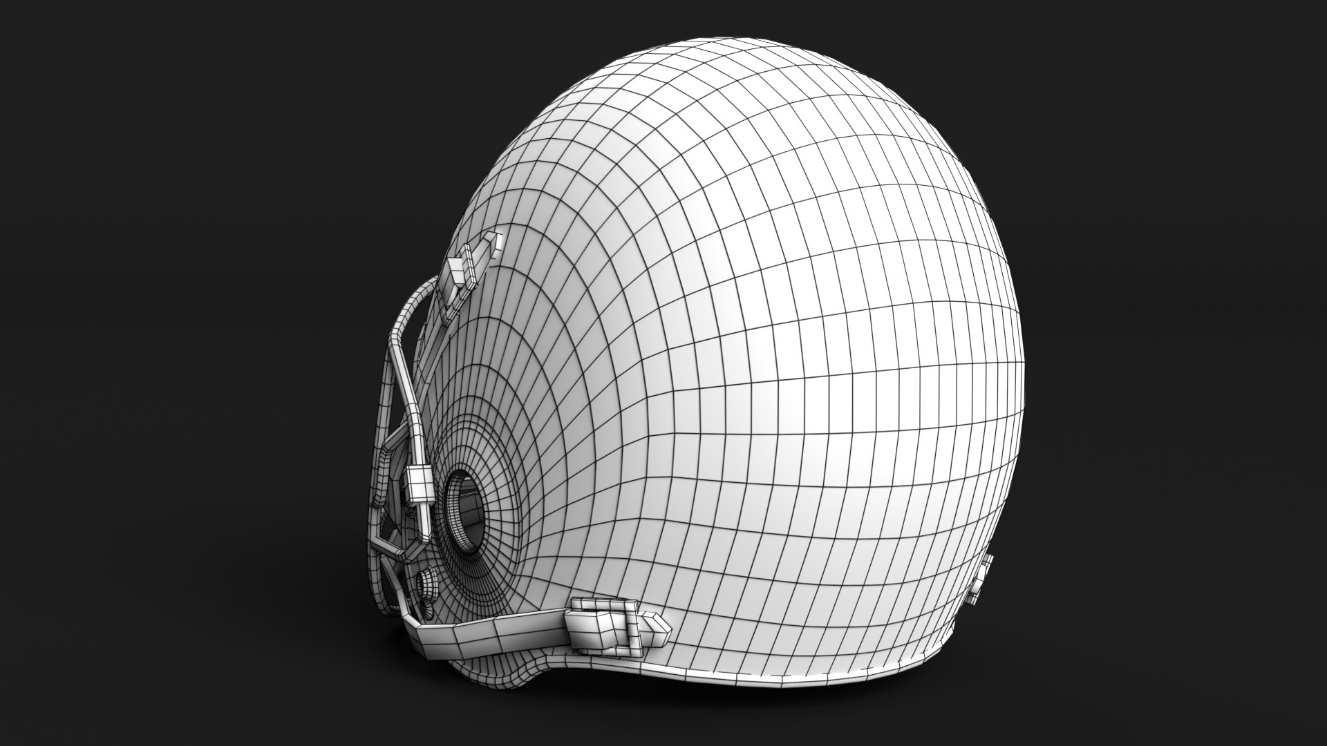 Old Football Helmet 3D model - TurboSquid 1858624