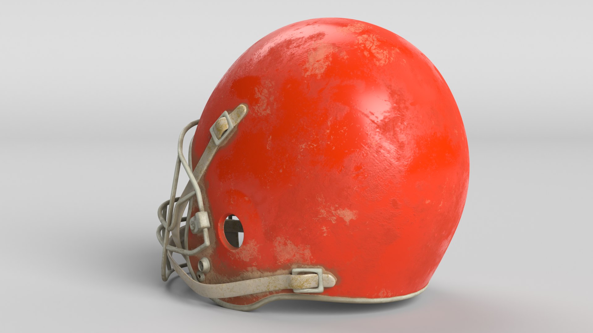 Football helmet squeezed 3D model - TurboSquid 1482676