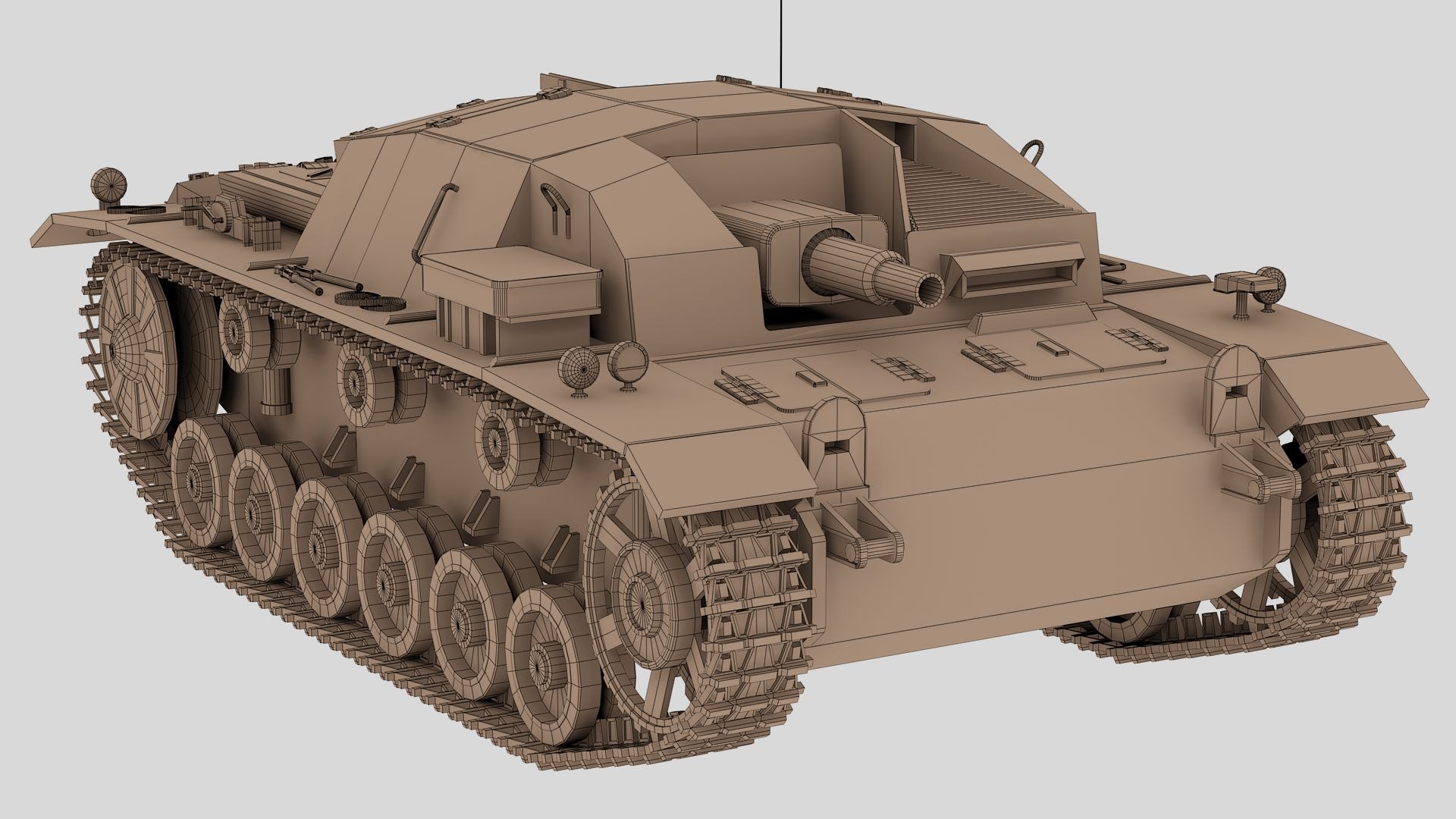 3D STUG 3 AUSF B - TurboSquid 2396736