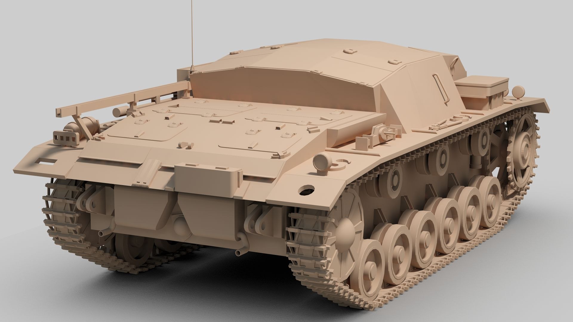 3D STUG 3 AUSF B - TurboSquid 2396736