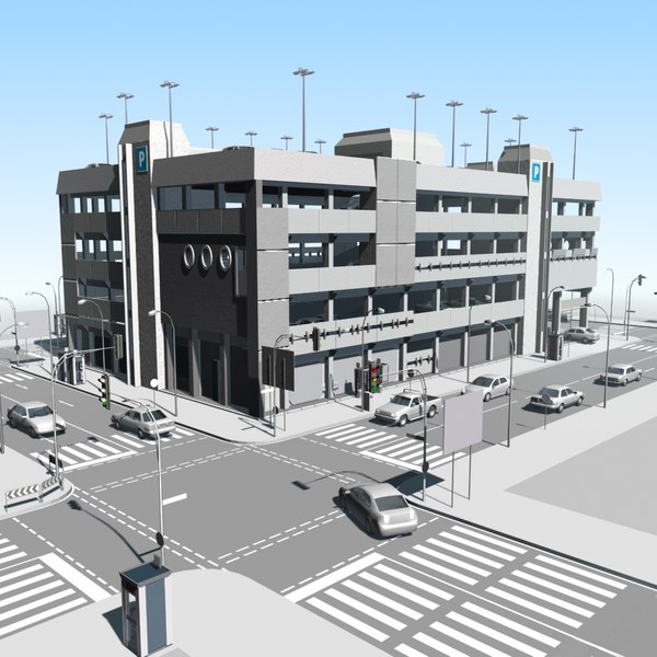 parking garage 3d model free download