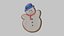 Gingerbread Christmas Collection - Gingerbread Man Snowman