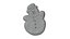 Gingerbread Christmas Collection - Gingerbread Man Snowman
