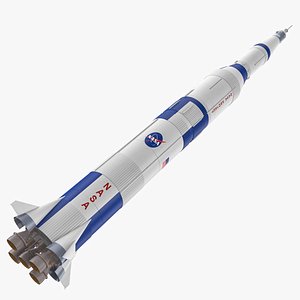 NASA Saturn V Rocket 3D Model