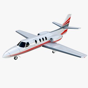 Cessna Citation private jet 3D