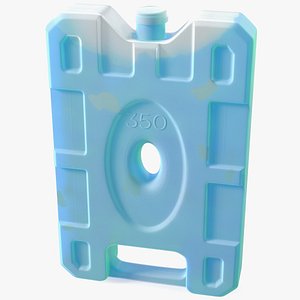 Hard Sided Rectangular Ice Pack 3D model
