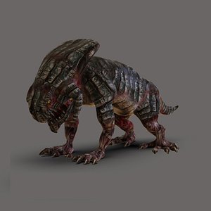 Stone Lava creature 3D model