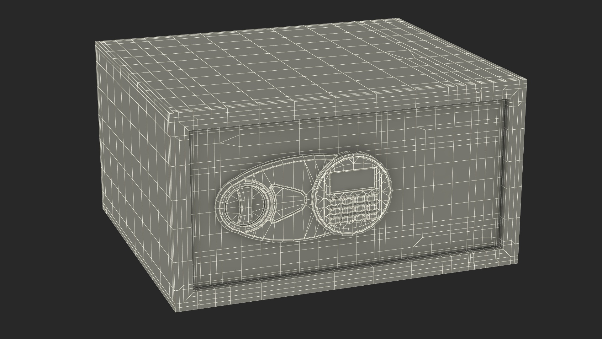 Digital Safe Black 3D Model - TurboSquid 2060259