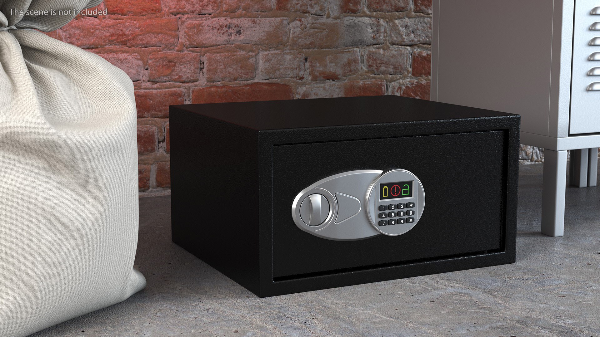 Digital Safe Black 3D Model - TurboSquid 2060259