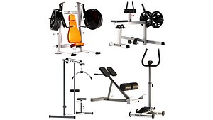 Gym Equipment 00 3D model