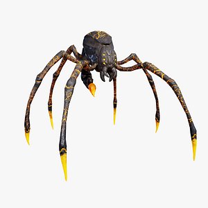 Stylized spider 5 3D model
