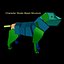 3d model character studio dogs rigged