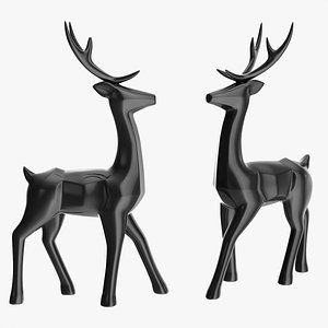 Deer Statue 3D Models for Download | TurboSquid